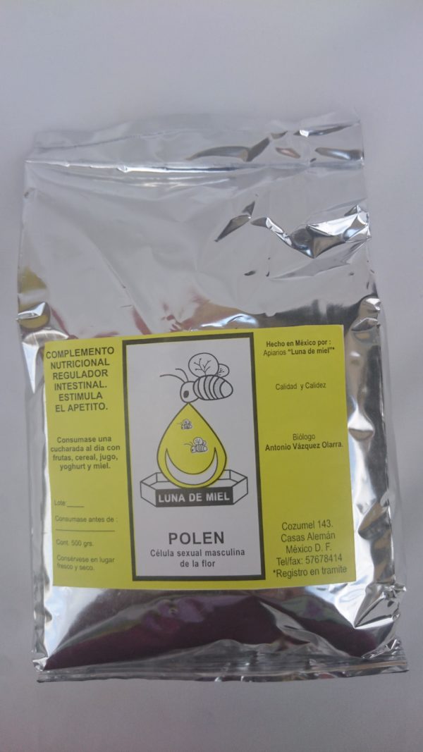 Polen de flores nacional  500 g.