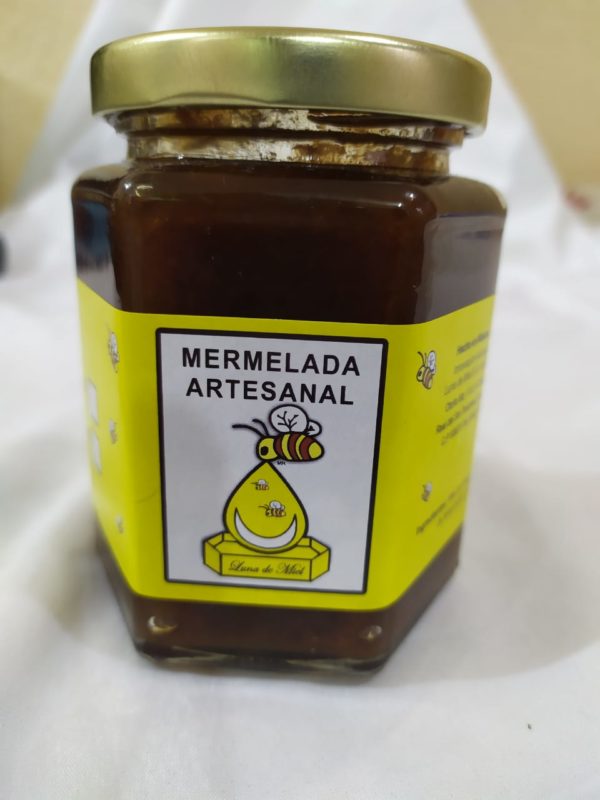 Mermelada de manzana y miel 350 g.