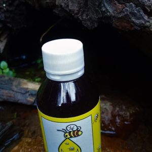 Jarabe de propóleo con miel y cuatecomate 125 ml.