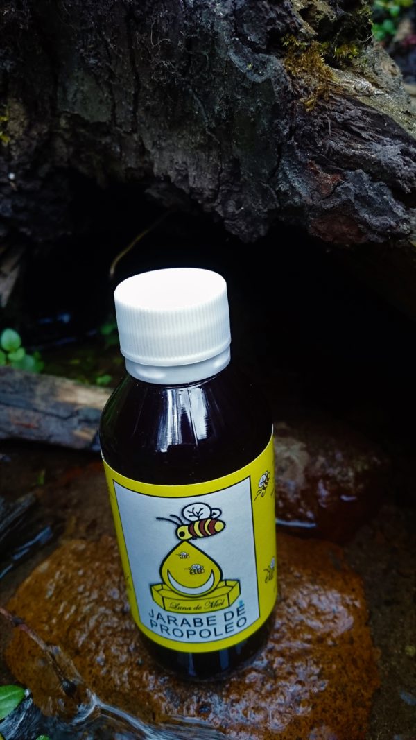 Jarabe de propóleo con miel y cuatecomate 125 ml.
